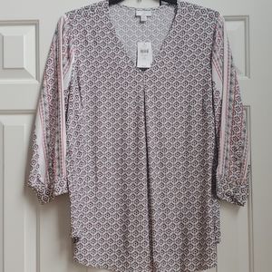 Super cute new with tags  3/4 sleeve J Jill blouse